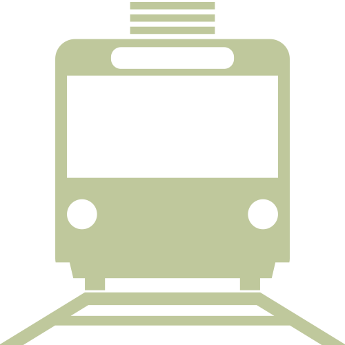 電車でアクセスする場合のアイコン